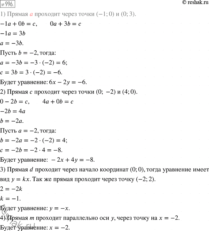 Изображение Упр.996 ГДЗ Мерзляк Полонский 7 класс