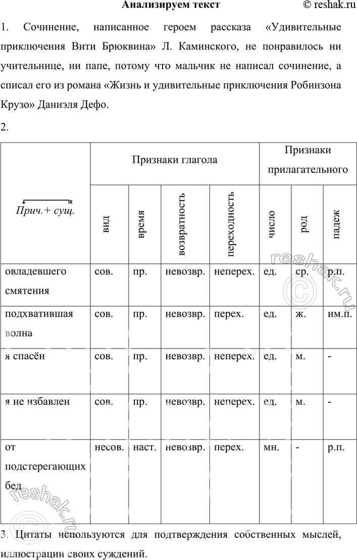 Изображение 1. Прочитайте отрывок из рассказа «Удивительные приключения Вити Брюквина». Почему сочинение, написанное героем этого рассказа, не понравилось ни его учительнице, ни...